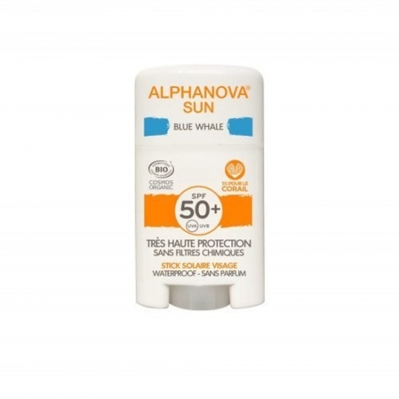 ALPHANOVA SUN Krem z filtrem w sztyfcie SPF 50+ BLUE WHALE 12g